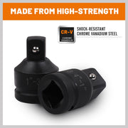 8Pc Impact Socket Reducer Set Heavy Duty Adaptor For Ratchet Wrench With Case V465-SDY-0008