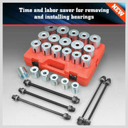 27Pc Universal Pull & Press Sleeve Kit Removal Bushing Driver Set Bearings Seal V465-SDY-55034