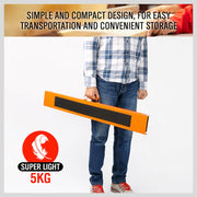 2Pc Mastercraft Sawhorse Metal Folding Non-slip Surface Saw Horse 120KG Capacity V465-SDY-55035