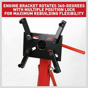 Heavy Duty Engine Stand Workshop Car Auto Folding Crane Hoist 900kg Loading V465-SDY-65320