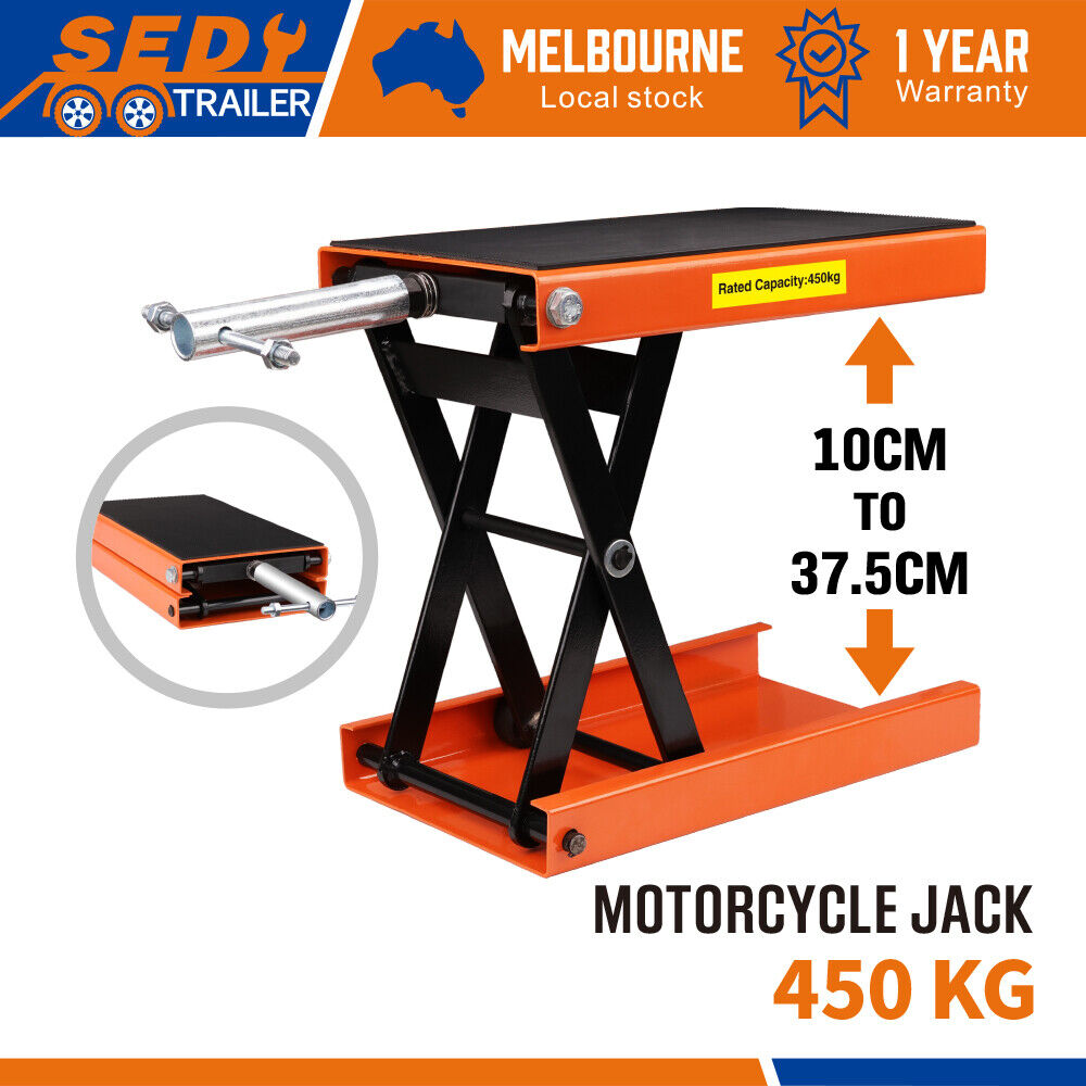 Motorcycle Jack 450KG Scissor Motor Bike Lift Stand Hoist Mini Motorbike Quad V465-SDY-94101