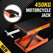 Motorcycle Jack 450KG Scissor Motor Bike Lift Stand Hoist Mini Motorbike Quad V465-SDY-94101