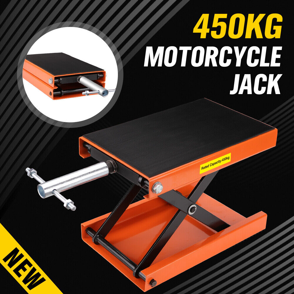 Motorcycle Jack 450KG Scissor Motor Bike Lift Stand Hoist Mini Motorbike Quad V465-SDY-94101