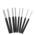 8Pc Heavy Duty Long Pin Punch Set 2.4 to 10mm Drift Roll Nail Steel Flat End New V465-SDY-94226