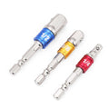 3Pc Socket Bit Adaptor Set Drill Nut Driver Power Extension Bars 1/4" 3/8" 1/2" V465-SDY-97276