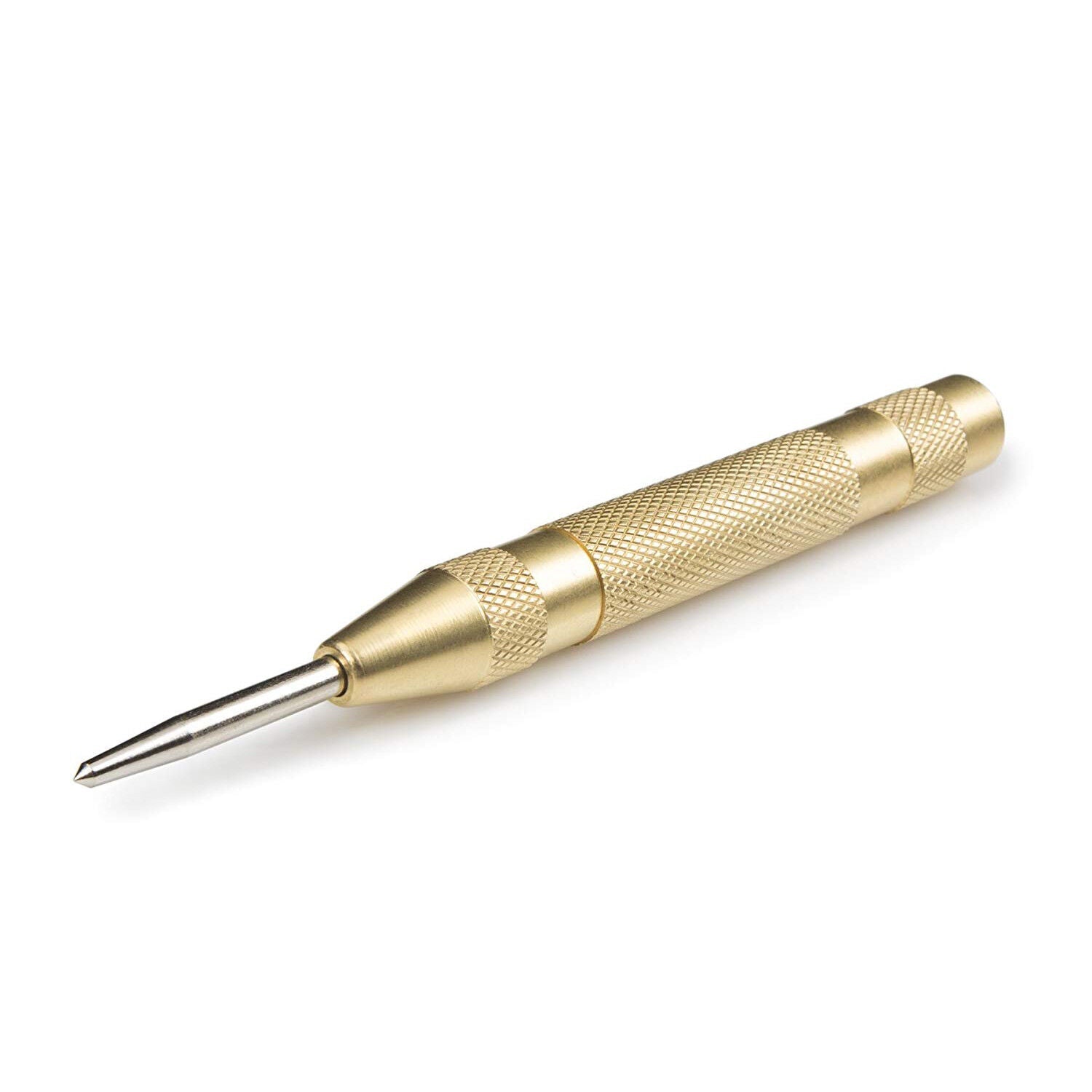 125mm/5" Automatic Centre Punch Adjustable Spring Loaded Metal Drill Tool Glod V465-SDY-97281