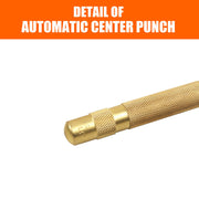 125mm/5" Automatic Centre Punch Adjustable Spring Loaded Metal Drill Tool Glod V465-SDY-97281