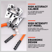 6-50 mm2 Wire Crimper Cable Crimp Electric Tube Crimping Hand Tool Battery Lug V465-SDY-97727