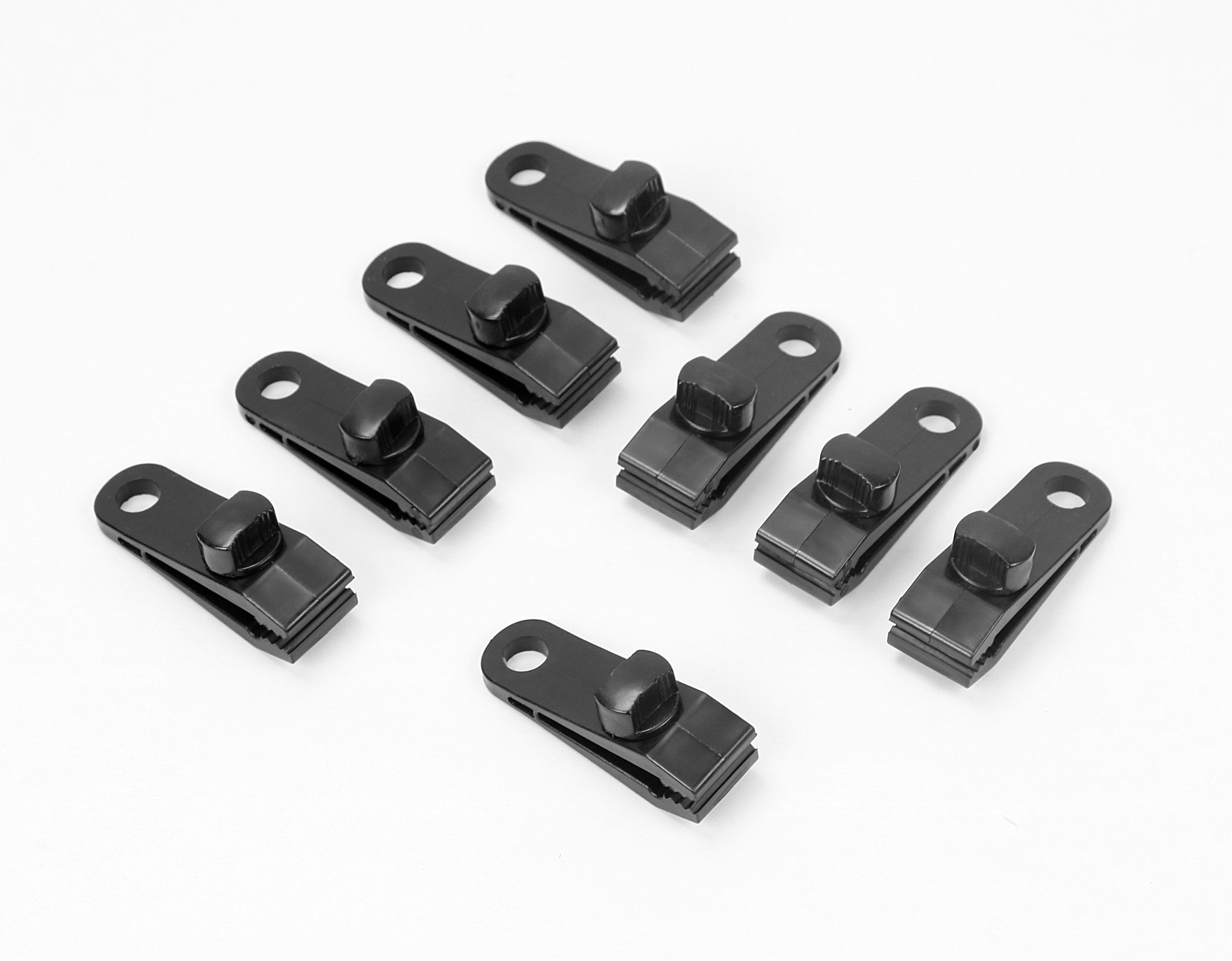 8Pc Awning Tarp Clamp Set Clips Hangers Survival Tent Emergency Grommet V465-SDY-97729