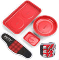 4Pc Magnetic Parts Holder Set Wrist Band Magnet Bowl Tray Screws Nuts Storage V465-SDY-97857