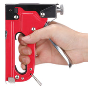 Heavy Duty Staple Gun Set 2in1 Stapler + 1500Pc Staples Tacker Hand Fastener Tool V465-TN50067J-D