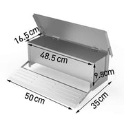 5KG 7.5L Garden Farm Automatic Food Storage Box Stand Chicken Feeder Poultry AU V465-V51005