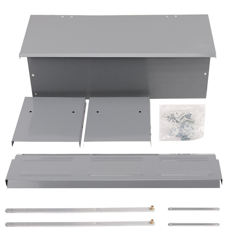 5KG 7.5L Garden Farm Automatic Food Storage Box Stand Chicken Feeder Poultry AU V465-V51005