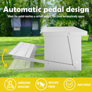 5KG 7.5L Garden Farm Automatic Food Storage Box Stand Chicken Feeder Poultry AU V465-V51005