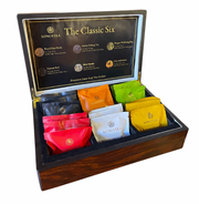 Premium tea collection chest with six classic teas
