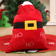 New Christmas Large Jumbo Felt Santa Sack Children Xmas Gifts Candy Stocking Bag, Santa Belt (50x70cm) V474-19358