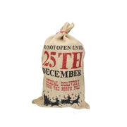 50x70cm Canvas Hessian Christmas Santa Sack Xmas Stocking Reindeer Kids Gift Bag, 50x80cm Hessian - Do not V474-206115