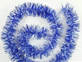 5x 2.5m Christmas Tinsel Xmas Garland Sparkly Snowflake Party Natural Home Decor, Snow Speckles in Blue V474-206327