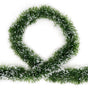 5x 2.5m Christmas Tinsel Xmas Garland Sparkly Snowflake Party Natural Home Decor, Snow Tips in Green V474-206333