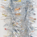 5x 2.5m Christmas Tinsel Xmas Garland Sparkly Snowflake Party Natural Home Decor, Thick Silver V474-206339