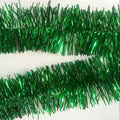 5x 2.5m Christmas Tinsel Xmas Garland Sparkly Snowflake Party Natural Home Decor, Traditional Green V474-206341