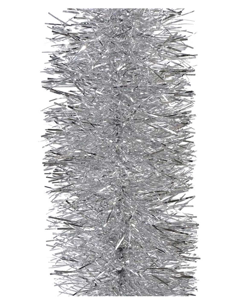 5x 2.5m Christmas Tinsel Xmas Garland Sparkly Snowflake Party Natural Home Decor, Traditional Silver V474-206343