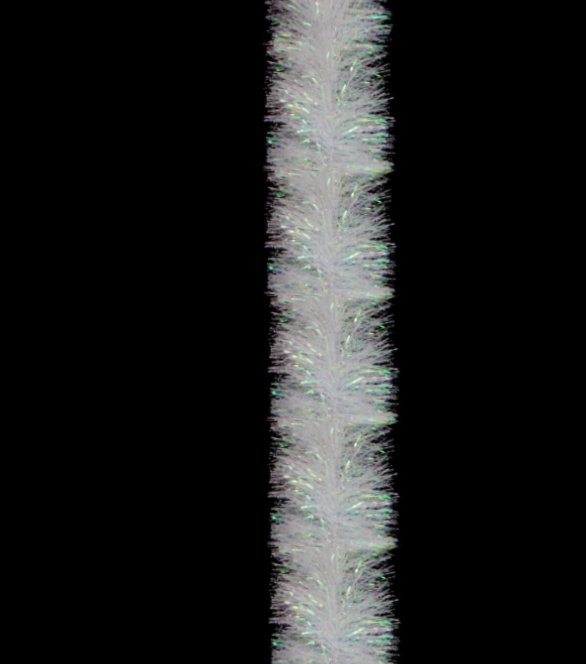 5x 2.5m Christmas Tinsel Xmas Garland Sparkly Snowflake Party Natural Home Decor, White Pearlescent V474-206345