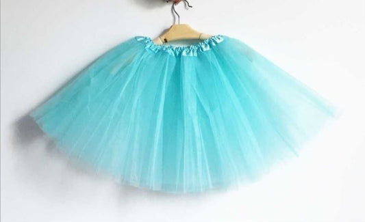 New Adults Tulle Tutu Skirt Dressup Party Costume Ballet Womens Girls Dance Wear, Aqua, Adults V474-211383