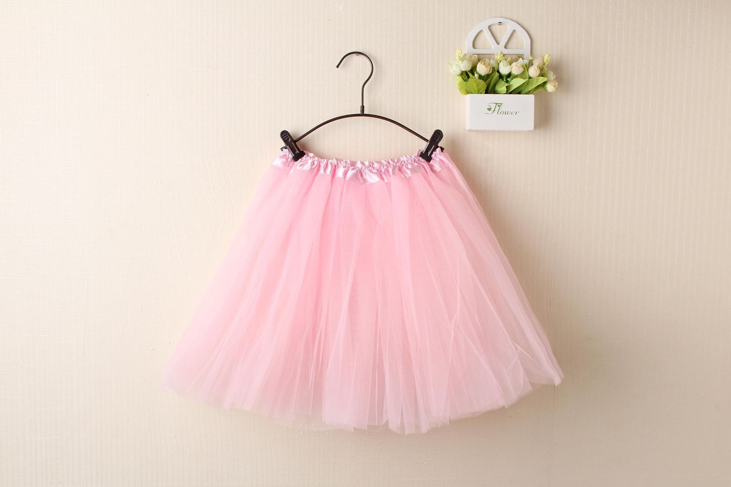 New Adults Tulle Tutu Skirt Dressup Party Costume Ballet Womens Girls Dance Wear, Light Pink, Kids V474-211403