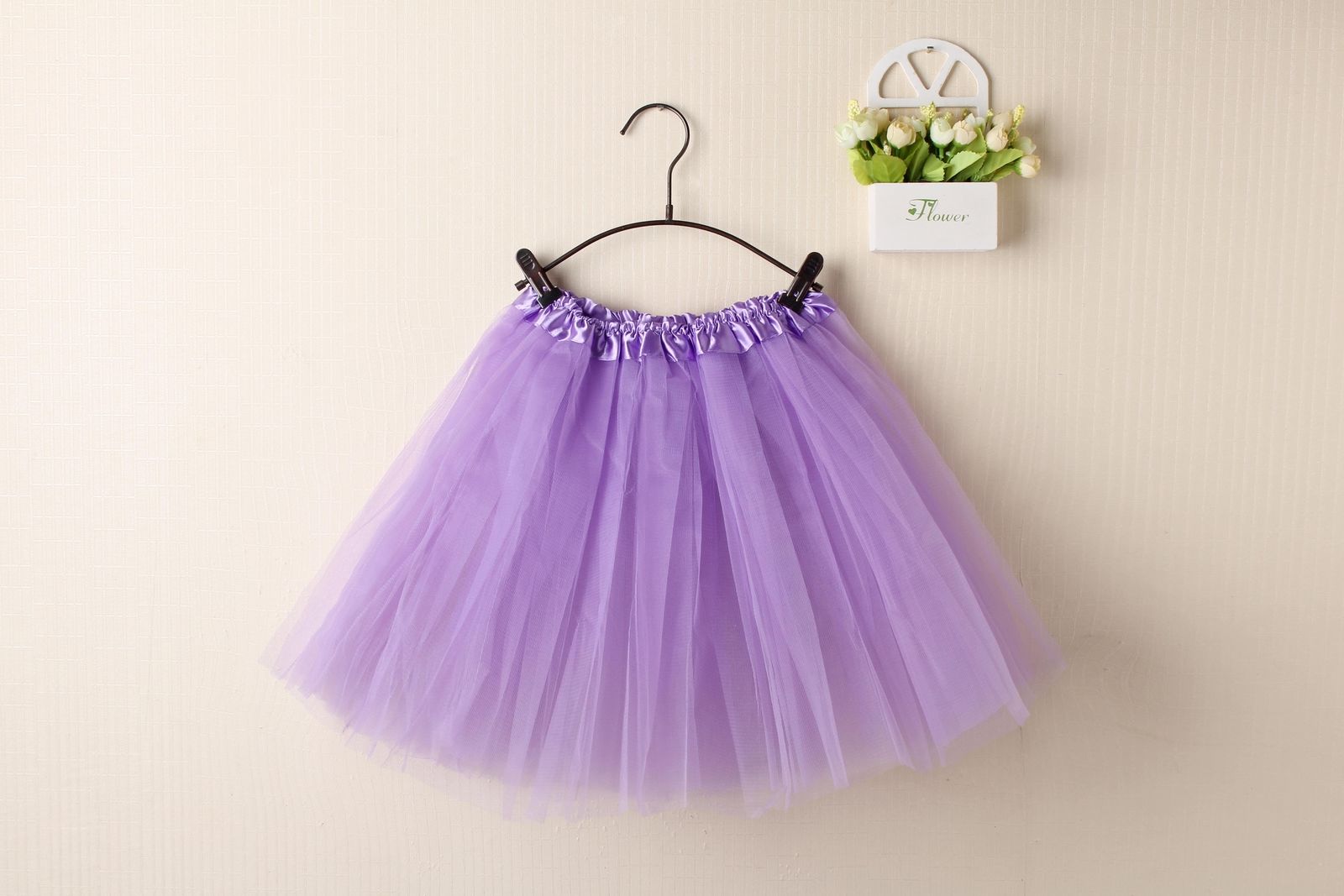 New Adults Tulle Tutu Skirt Dressup Party Costume Ballet Womens Girls Dance Wear, Light Purple, Kids V474-211406