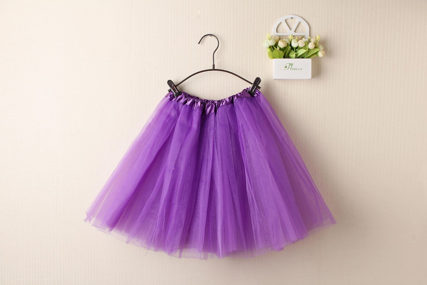 New Adults Tulle Tutu Skirt Dressup Party Costume Ballet Womens Girls Dance Wear, Purple, Kids V474-211418