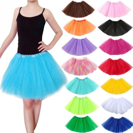 New Kids Tutu Skirt Baby Princess Dressup Party Girls Costume Ballet Dance Wear, Aqua, Kids V474-211439