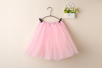 New Kids Tutu Skirt Baby Princess Dressup Party Girls Costume Ballet Dance Wear, Light Pink, Kids V474-211447