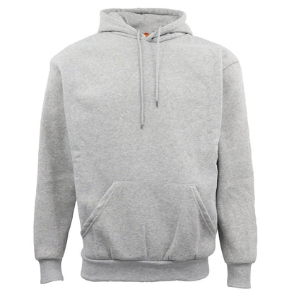 Adult Unisex Men's Basic Plain Hoodie Pullover Sweater Sweatshirt Jumper XS-8XL, Light Grey, 3XL V474-213285