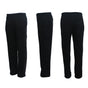 New Adult Mens Unisex Track Suit Fleece Lined Pants Sport Gym Work Casual Winter, Black, M V474-214105
