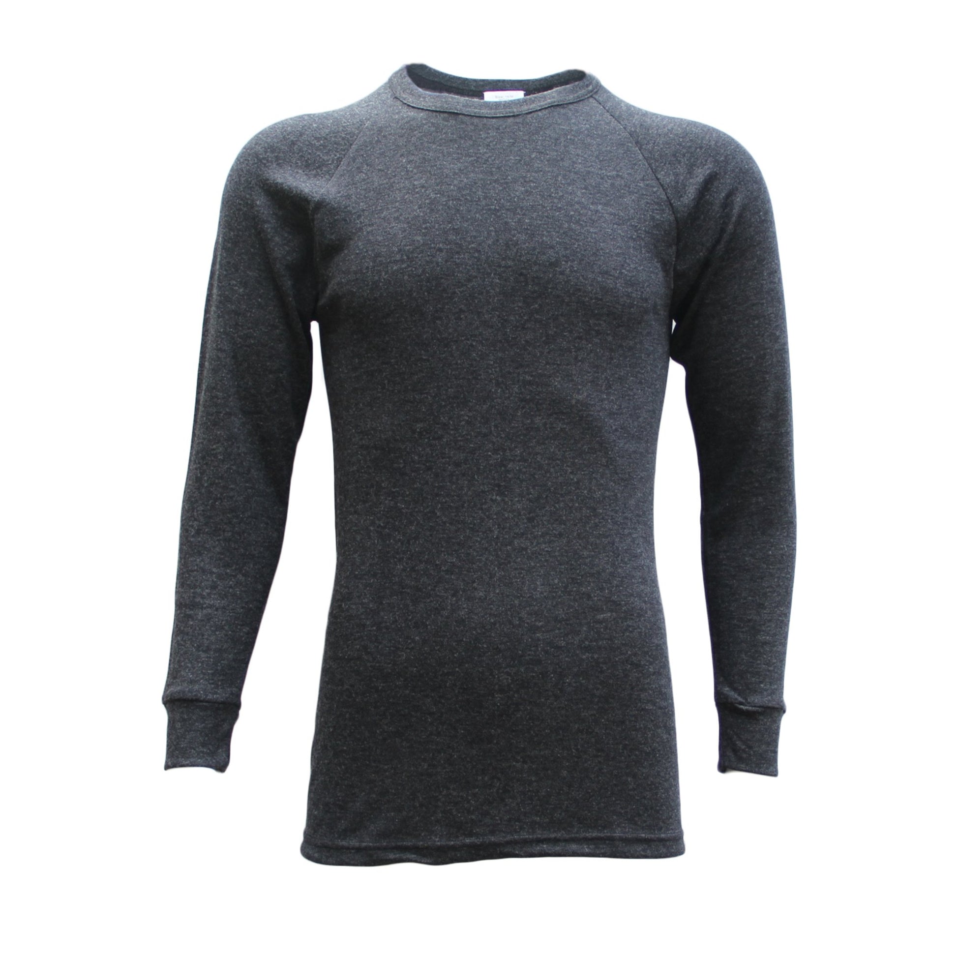 Mens Merino Wool Top Pants Thermal Leggings Long Johns Underwear Pajamas, Men's Top - Black, L V474-215037