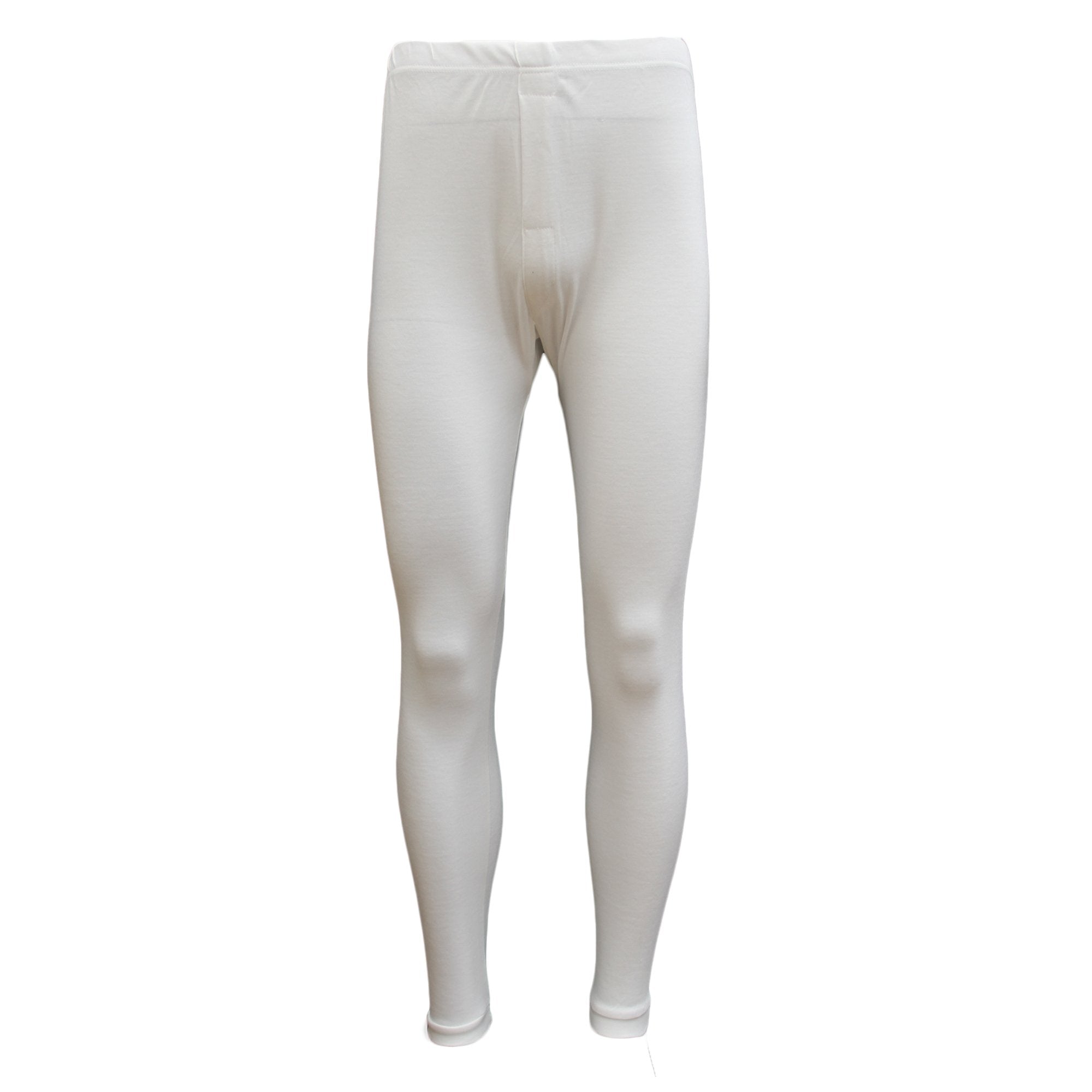 Mens Merino Wool Top Pants Thermal Leggings Long Johns Underwear Pajamas, Men's Long Johns - Beige, S