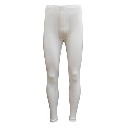 Mens Merino Wool Top Pants Thermal Leggings Long Johns Underwear Pajamas, Men's Long Johns - Beige, L V474-215054