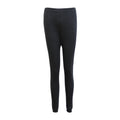 Womens Merino Wool Top Pants Thermal Leggings Long Johns Underwear Pajamas, Women's Leggings - Black, 10-12