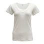 Womens Merino Wool Top Pants Thermal Leggings Long Johns Underwear Pajamas, Women's Short Sleeve - Beige, V474-218157