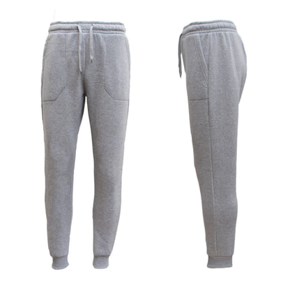 Mens Unisex Fleece Lined Sweat Track Pants Suit Casual Trackies Slim Cuff XS-6XL, Black, S V474-218573
