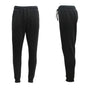 Mens Unisex Fleece Lined Sweat Track Pants Suit Casual Trackies Slim Cuff XS-6XL, Black, XL V474-218576