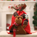 New Christmas Large Jumbo Felt Santa Sack Children Xmas Gifts Candy Stocking Bag, Reindeer (41x28cm) V474-227343