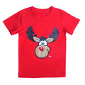 New Funny Adult Xmas Christmas T Shirt Tee Mens Womens 100% Cotton Jolly Ugly, Reindeer (Red), XS V474-230753