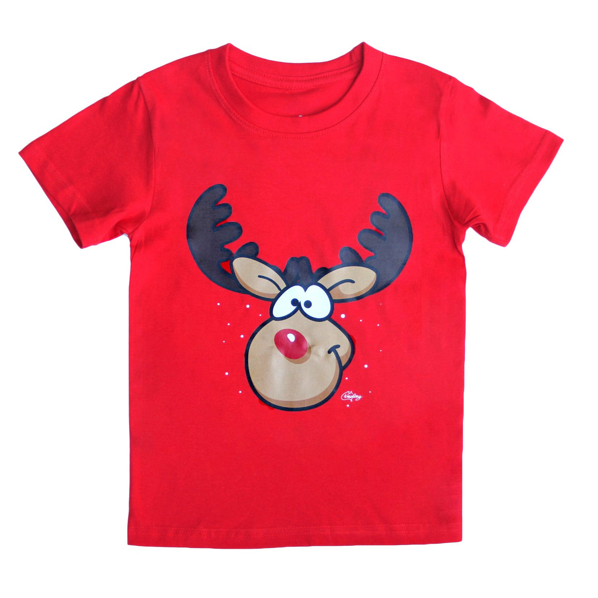 New Funny Adult Xmas Christmas T Shirt Tee Mens Womens 100% Cotton Jolly Ugly, Reindeer (Red), L V474-230756