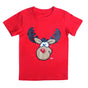 New Funny Adult Xmas Christmas T Shirt Tee Mens Womens 100% Cotton Jolly Ugly, Reindeer (Red), L V474-230756