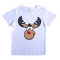 New Funny Adult Xmas Christmas T Shirt Tee Mens Womens 100% Cotton Jolly Ugly, Reindeer (White), L V474-230762
