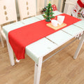 6-10x Christmas Santa Hat Chair Covers Table Cloth Dinner Home Decor Ornaments, Table Runner (34x176 cm) V474-230948