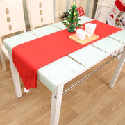 6-10x Christmas Santa Hat Chair Covers Table Cloth Dinner Home Decor Ornaments, Table Runner (34x176 cm) V474-230948