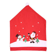 6-10x Christmas Santa Hat Chair Covers Table Cloth Dinner Home Decor Ornaments, Table Runner (34x176 cm) V474-230948